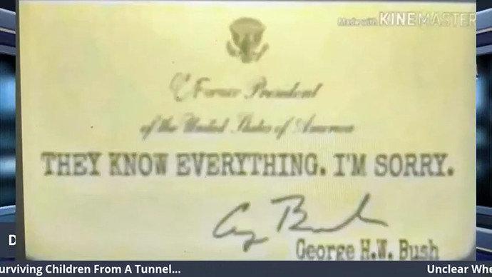 George HW Bush envelope